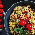 Cuscus con pomodori e cipollotti