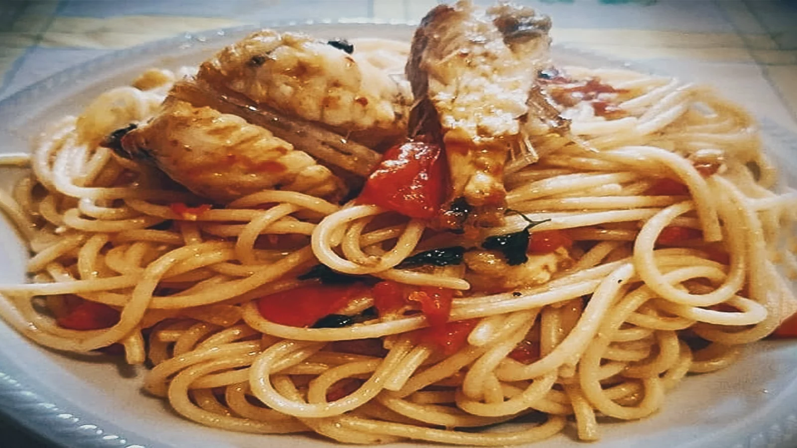 Spaghetti alla rana pescatrice