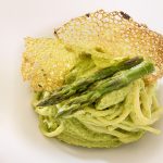 Linguine con pesto di asparagi