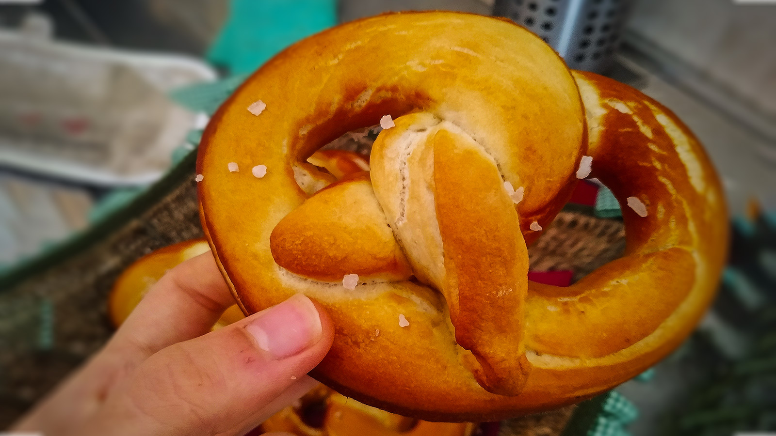 Pretzel fatti in casa