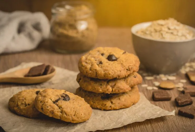 Biscotti all'avena e cioccolato