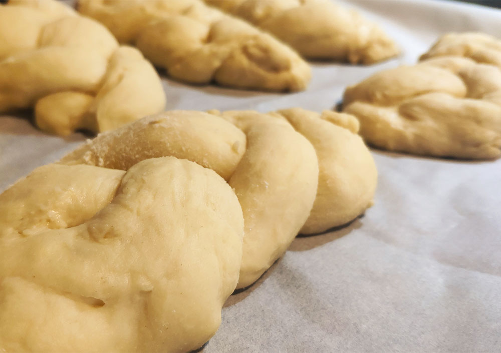 Brioche con lo zucchero