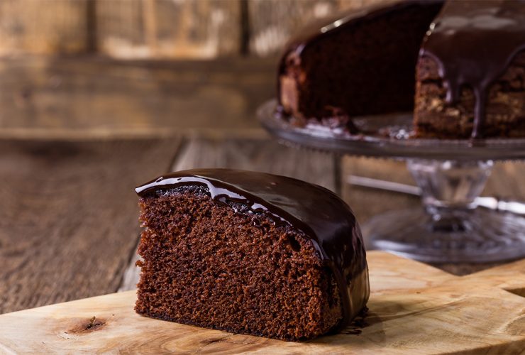 Torta con i fondi di caffè