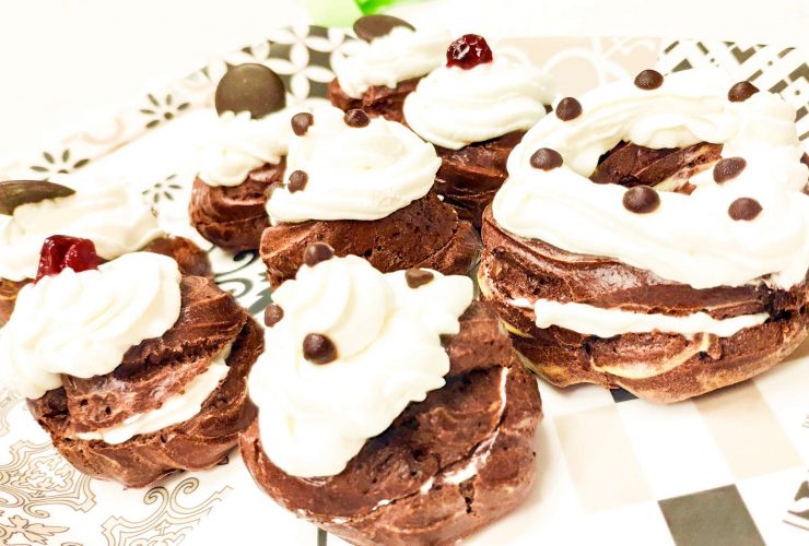 Zeppole al cacao