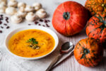 Vellutata di zucca e funghi